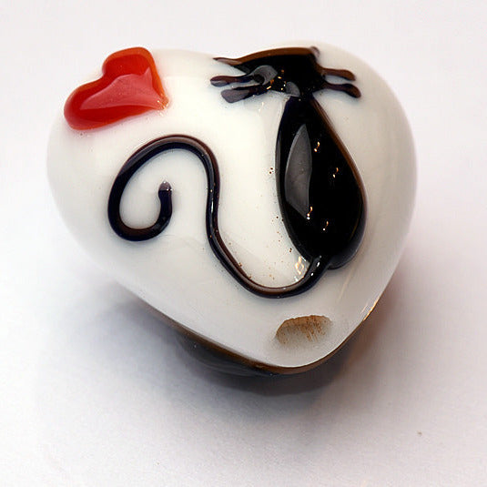 11840505 - Loving Cat Heart Bead