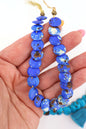 Cascading Coin Speckled Bone Beads, Multi-Colored 12mm Beads