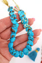 Cascading Coin Speckled Bone Beads, Multi-Colored 12mm Beads