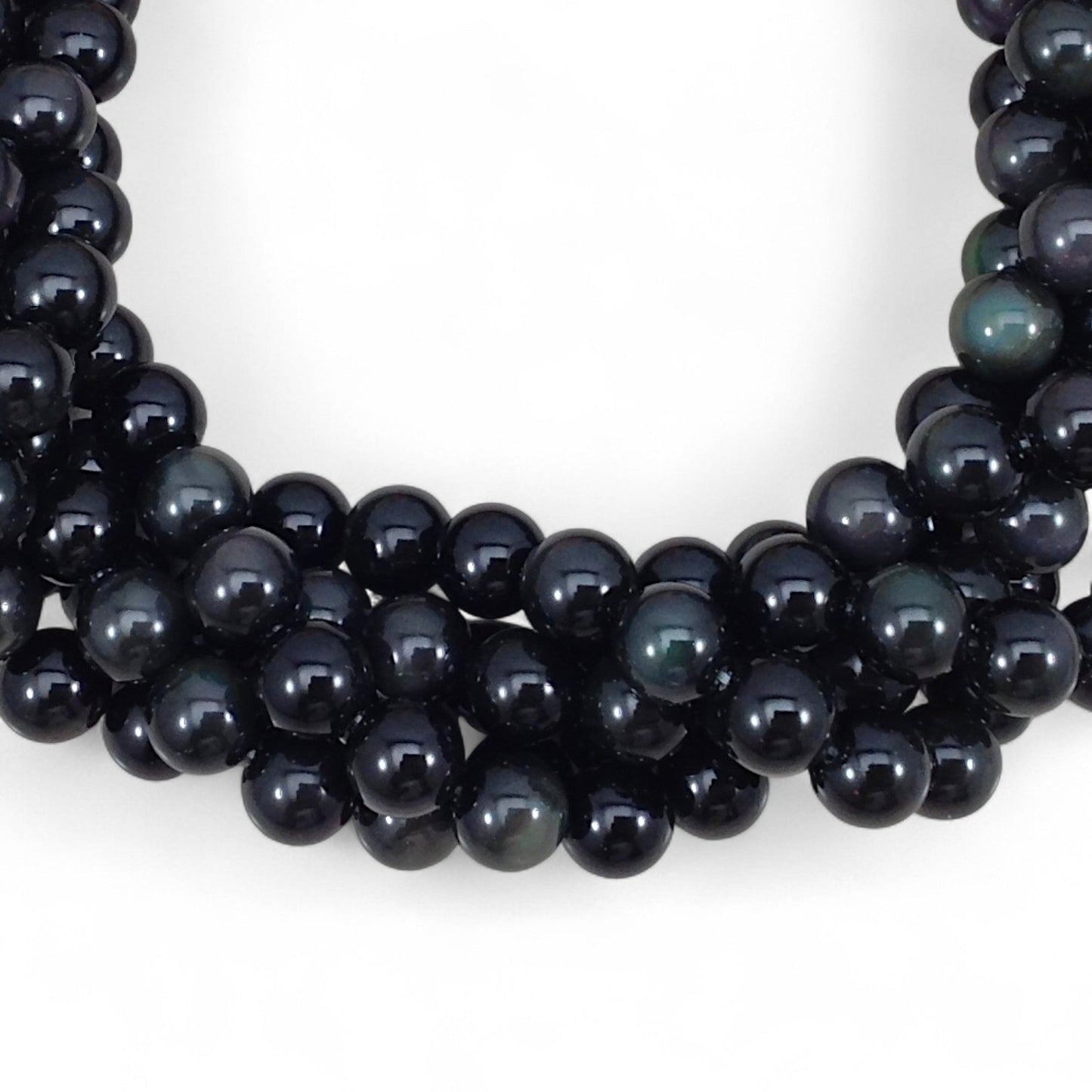 Rainbow Obsidian Round