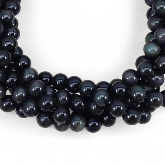 Rainbow Obsidian Round