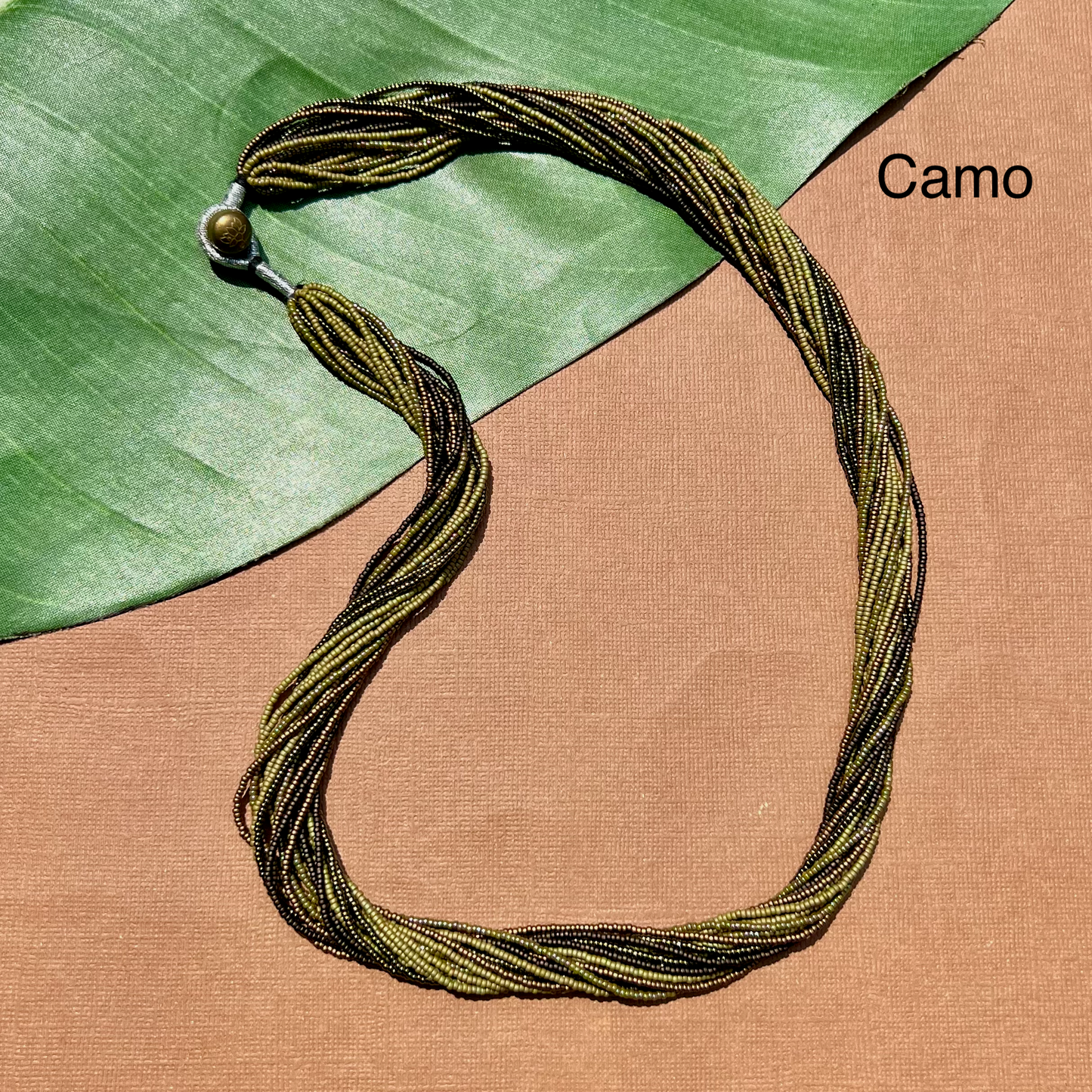 Multi Strand Thick Seed Bead Necklaces - 18 Strand