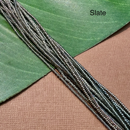 Multi Strand Thick Seed Bead Necklaces - 18 Strand