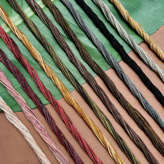 Multi Strand Thick Seed Bead Necklaces - 18 Strand