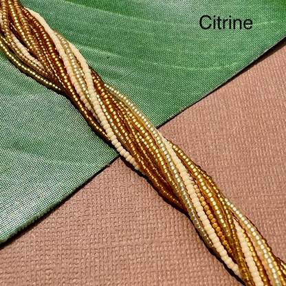 Multi Strand Thick Seed Bead Necklaces - 18 Strand