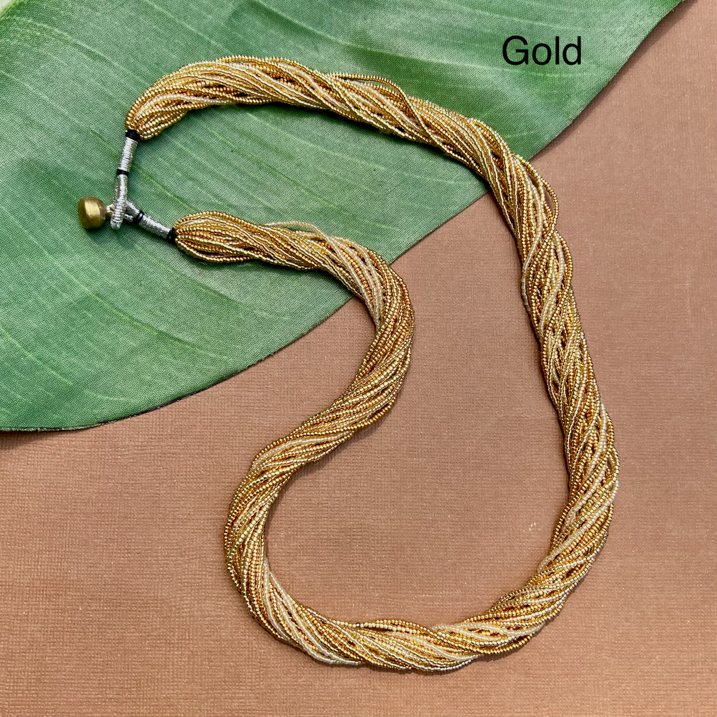 Multi Strand Thick Seed Bead Necklaces - 18 Strand