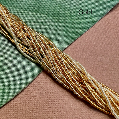 Multi Strand Thick Seed Bead Necklaces - 18 Strand