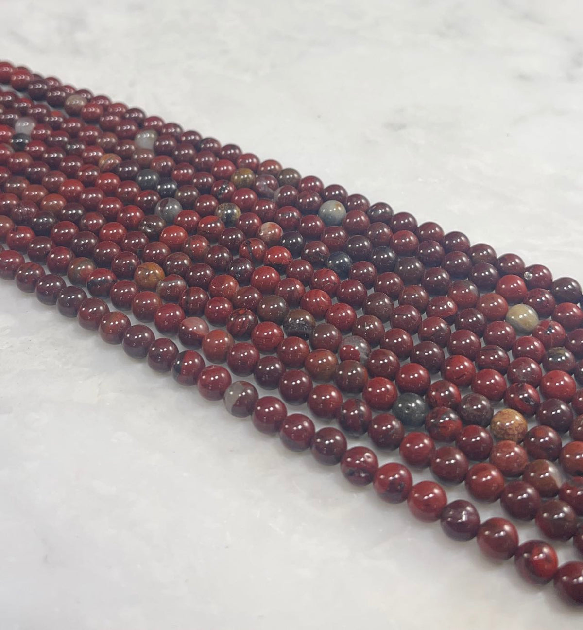 Apple Jasper aka Red Jasper Round