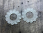 Engraved Round Acrylic Earring Pair - Jewelry Components and Blanks - CB&CO