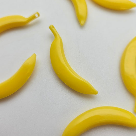 Banana Charms 37mm Yellow