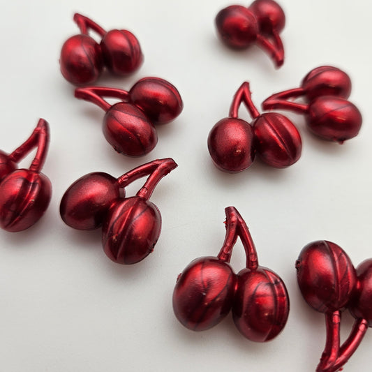 Cranberry Charm 22mm Cranberry Pearl