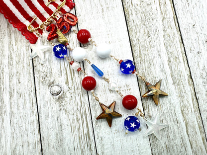 Red, White & Blue - Semiquincentennial Safety Pin Kit