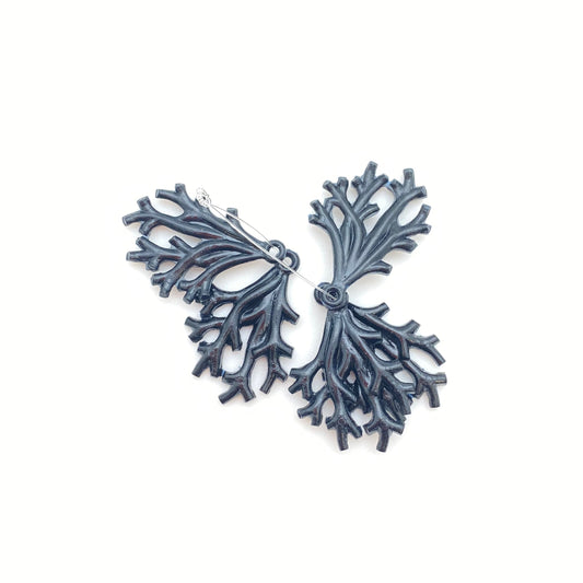 Coral Branch Drop 28mm Jet