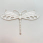 Vintage Metal Dragonfly 3.25” Silver