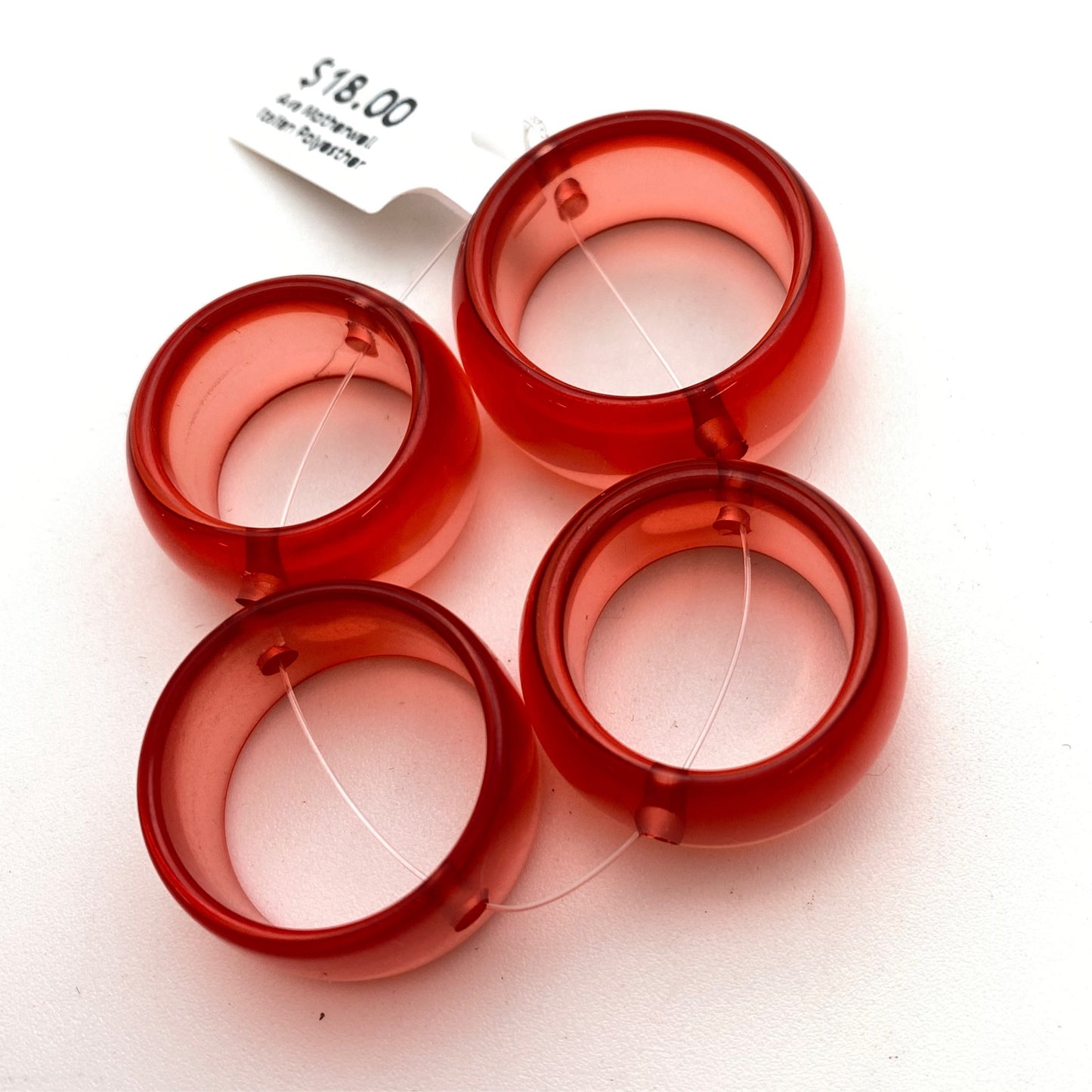 Ring Bead 22mm Rosa