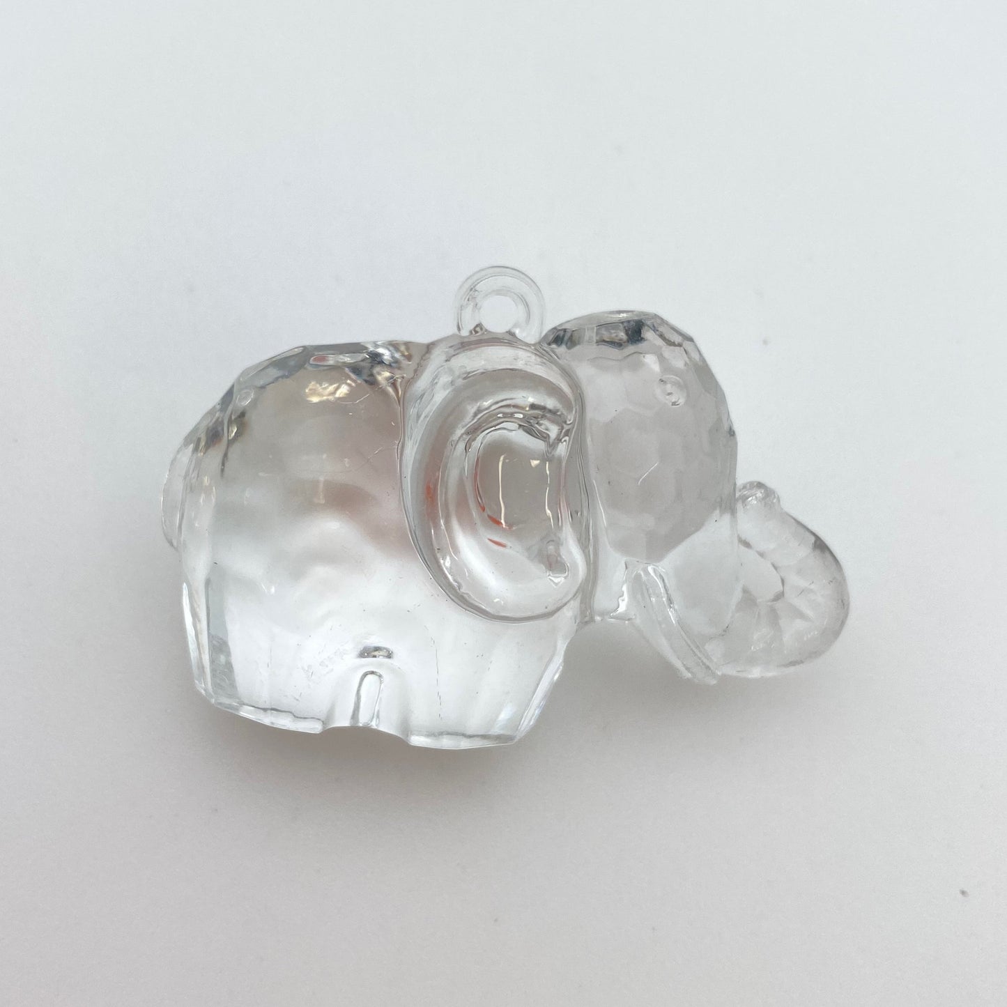 Elephant Pendant 45x30mm Clear