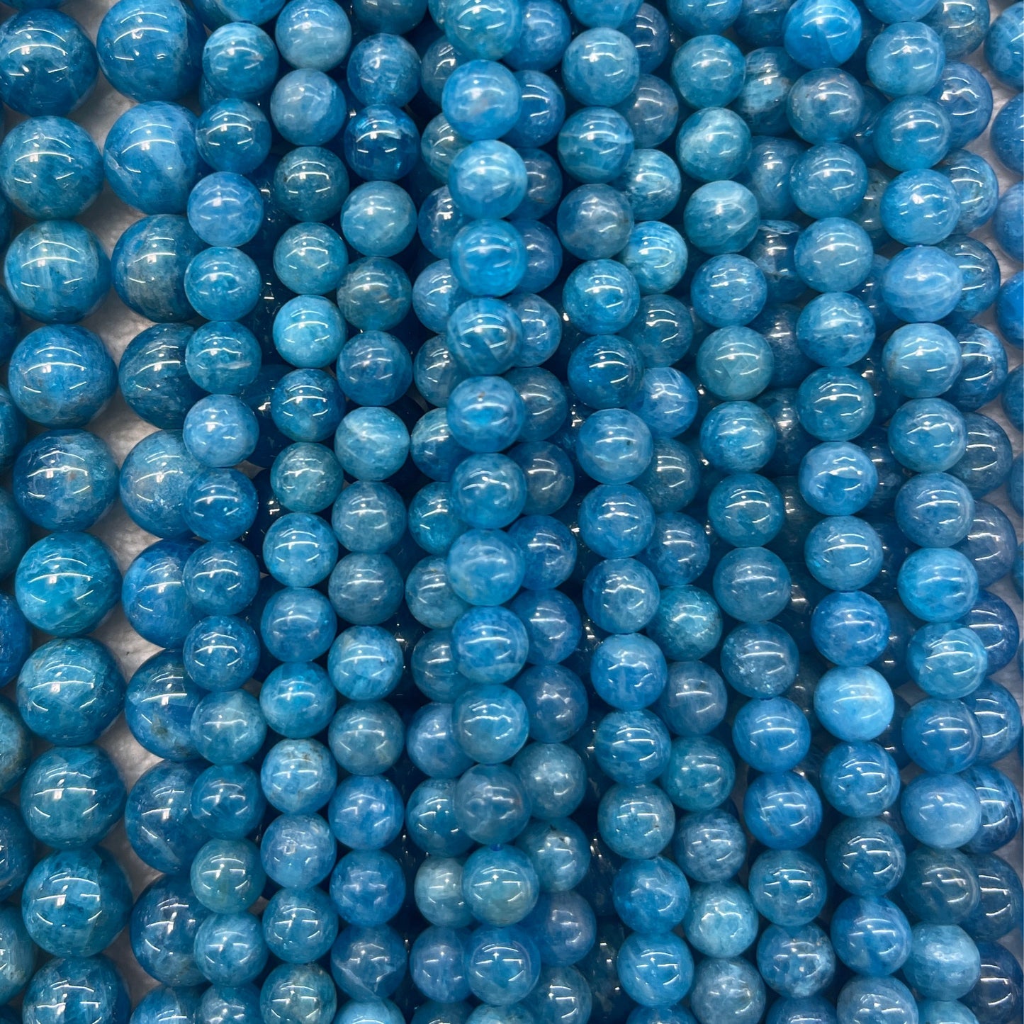 Blue Apatite A Grade Round