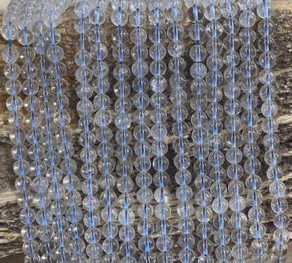 Clear Topaz Round 6mm 8mm