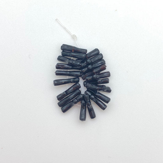 Coral Pieces 12mm Jet