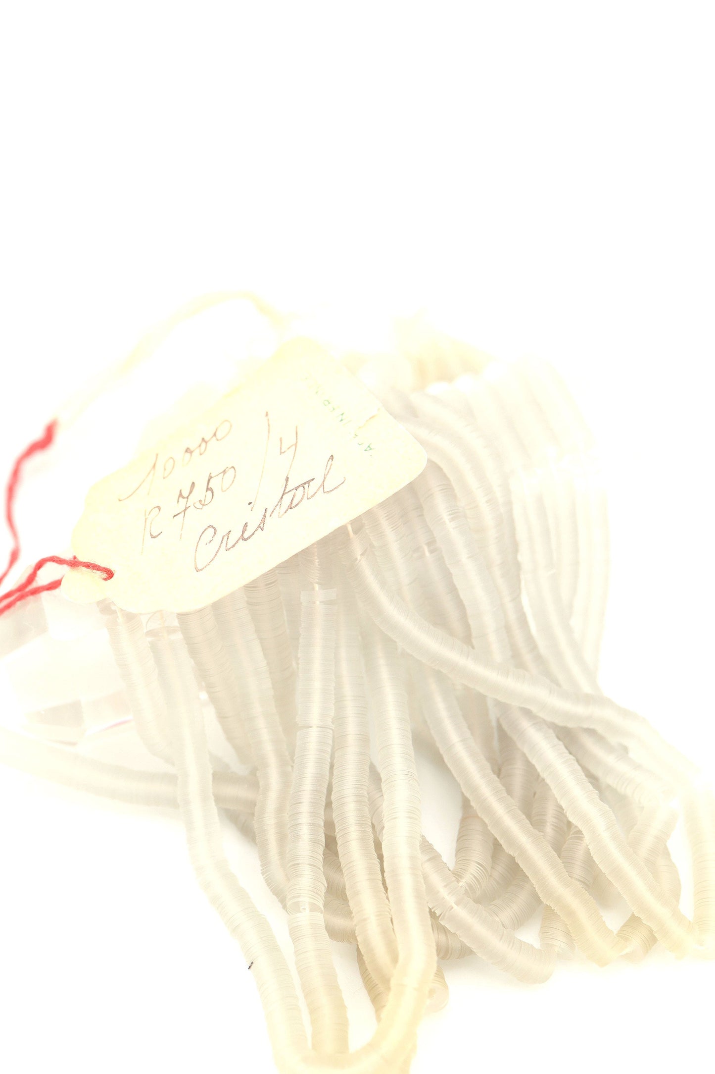 4mm Clear, Grey Vintage French Sequins, Flat Faced