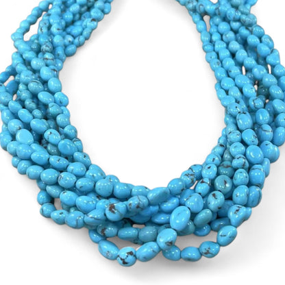 Rare Egyptian Turquoise  5-7mm Small Tumble Nugget / Quantity Limited