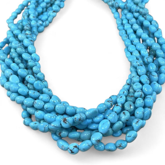 Rare Egyptian Turquoise  5-7mm Small Tumble Nugget / Quantity Limited