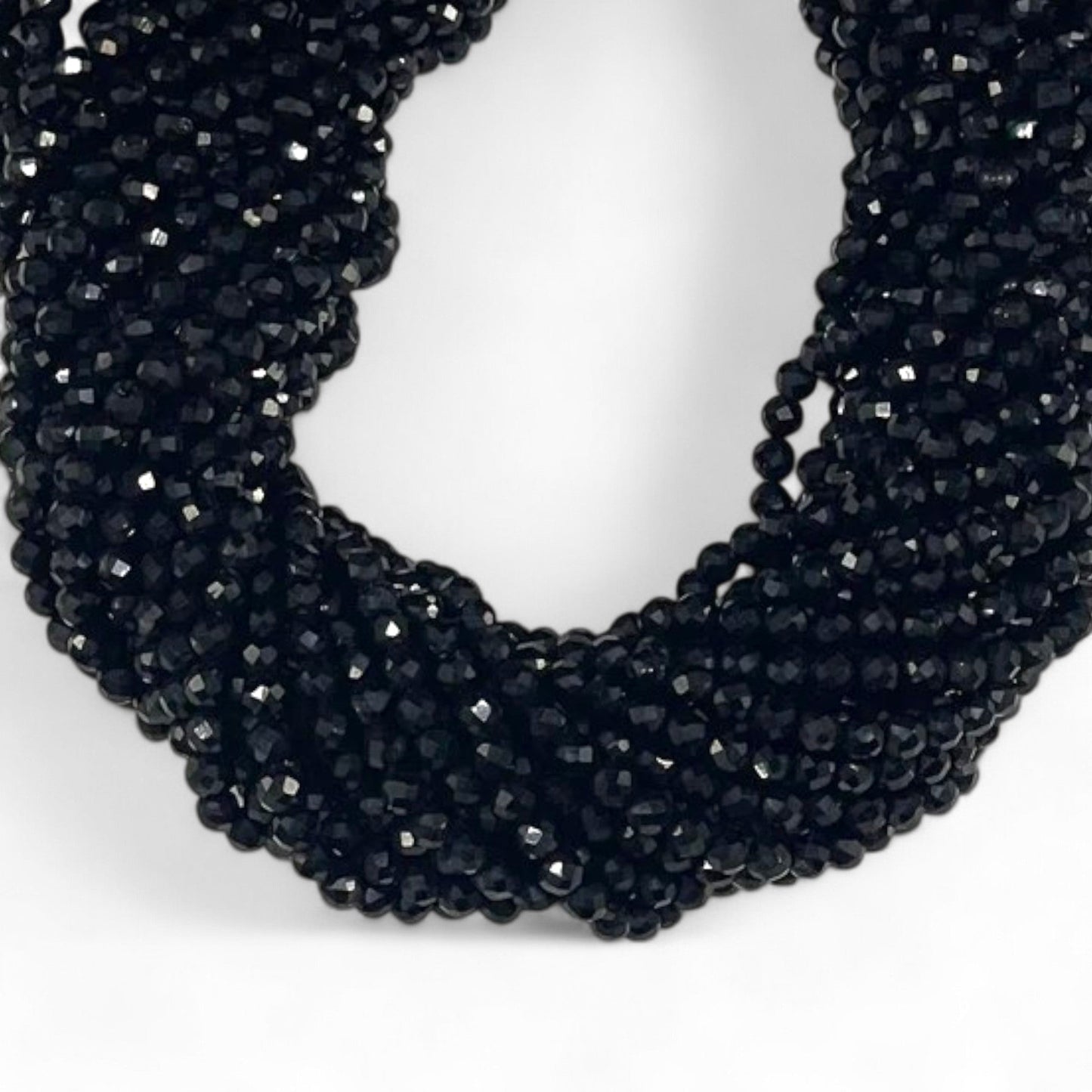Black Tourmaline Micro Faceted