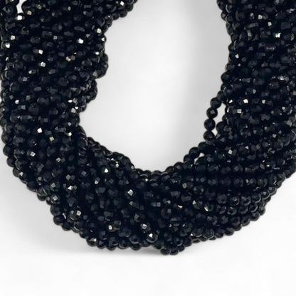 Black Tourmaline Micro Faceted
