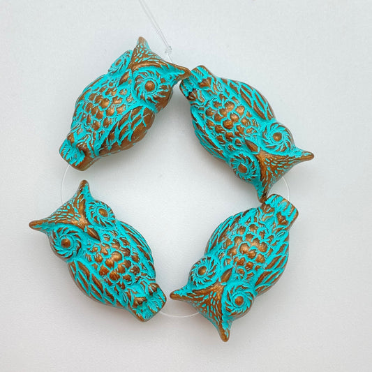 Owls 31mm Patina
