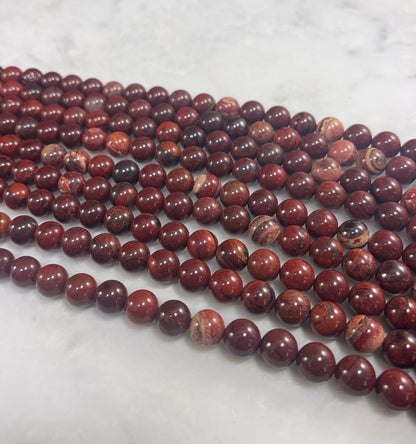 Apple Jasper aka Red Jasper Round