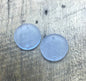 Light Blue Earring Components Pair - Lightweight Blanks - Jewelry Makers - CB&CO