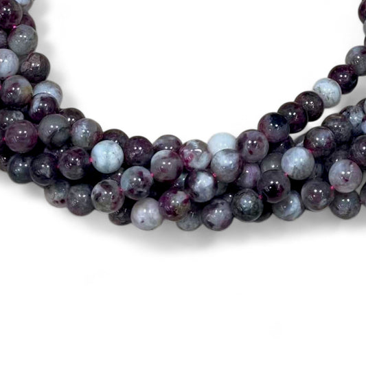 Plum Blossom Tourmaline Round