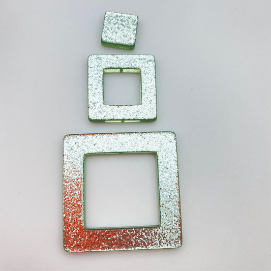 Glitter Square Set 50mm Sea Foam - IT-GR-0500-D