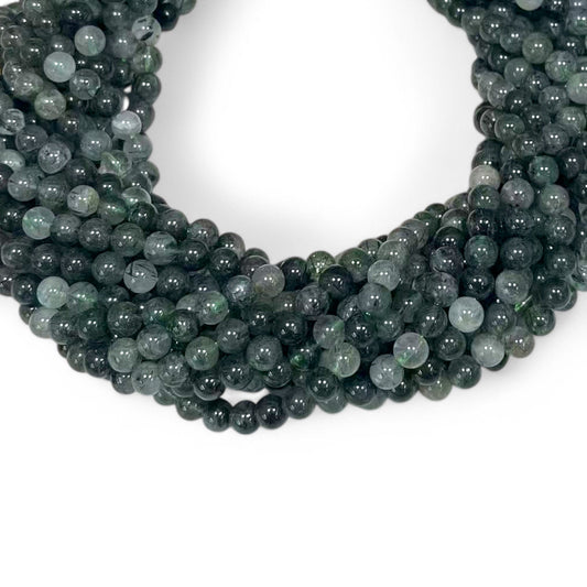 Green Rutilated Quartz Round
