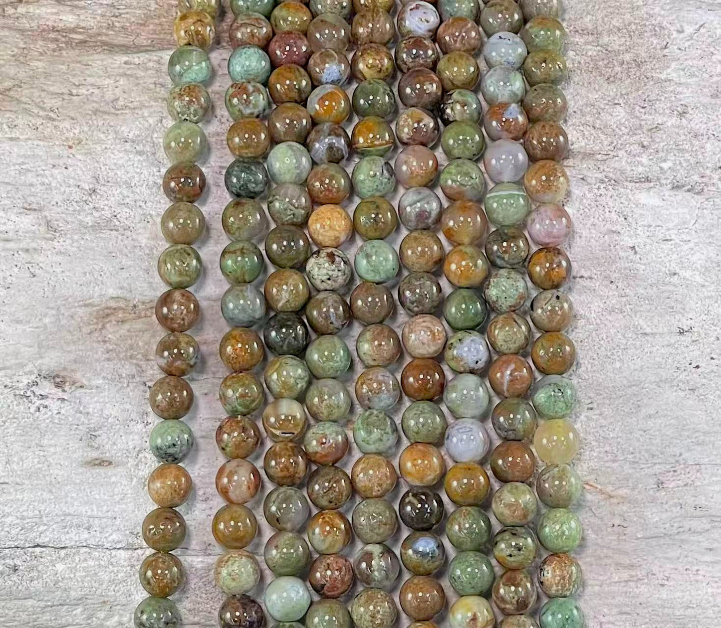 African Green Opal Round