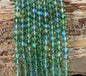 Mermaid Glass Beads aka Mystic Aura Quartz, Round 6mm 8mm