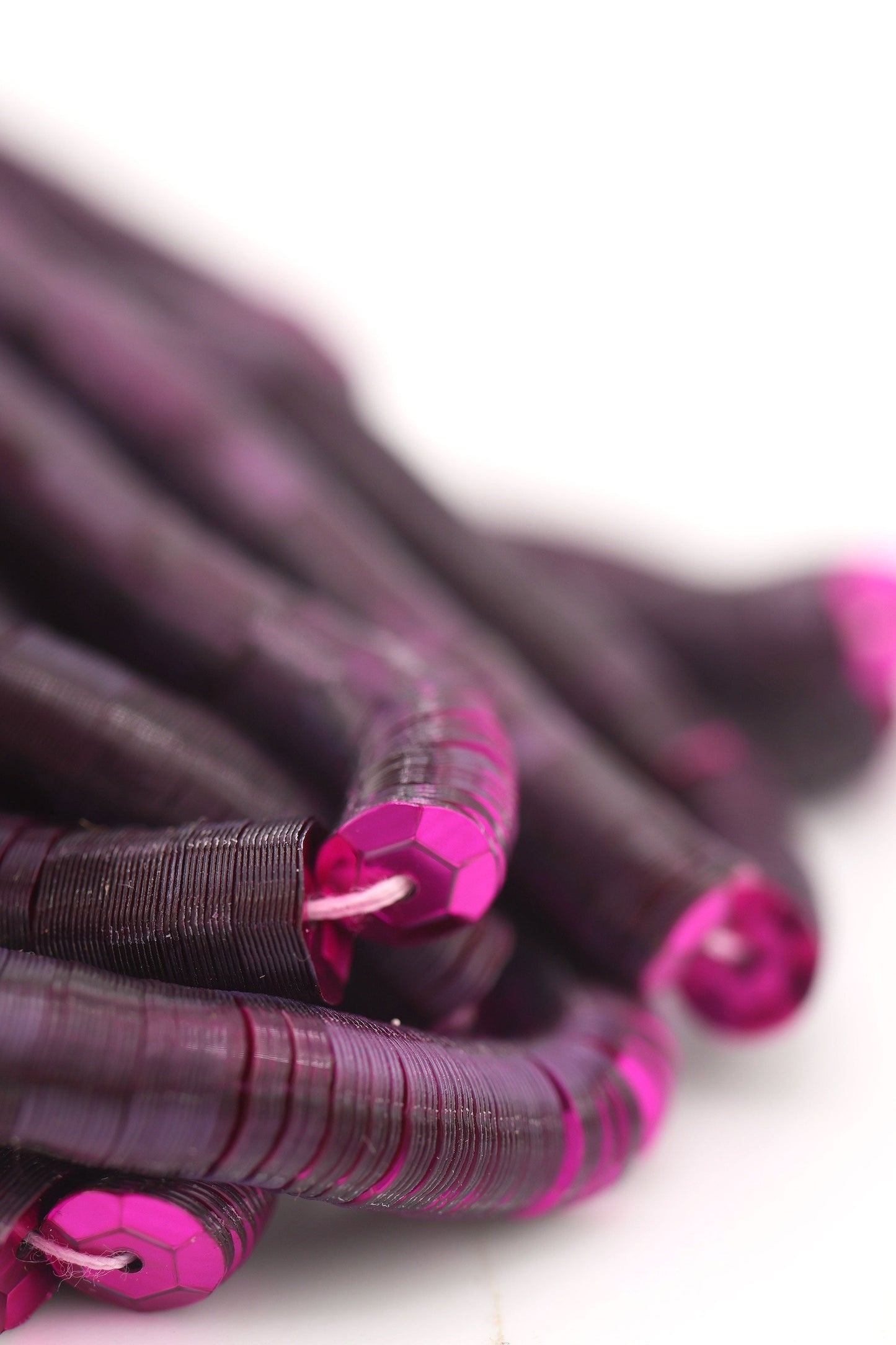 6mm Burgundy, Ruby Red Faceted Vintage French Sequins