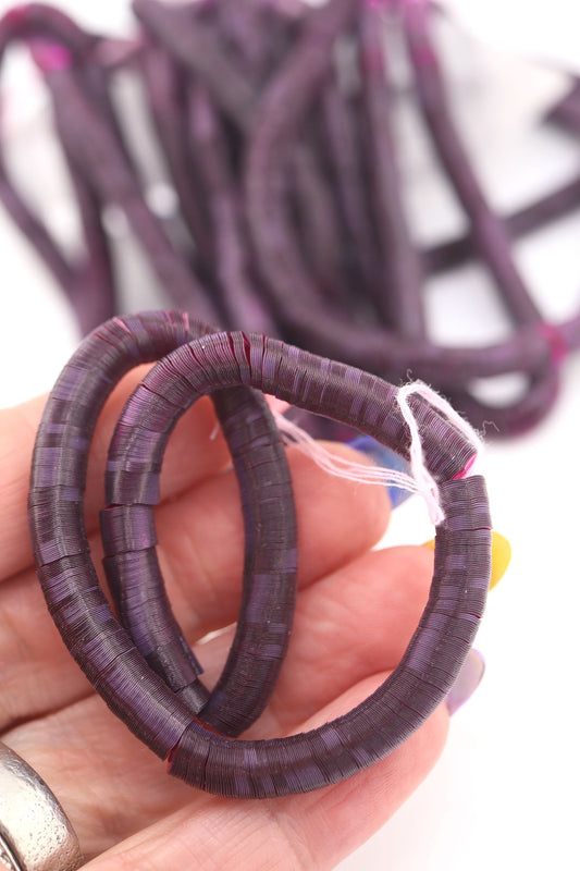 6mm Burgundy, Ruby Red Faceted Vintage French Sequins