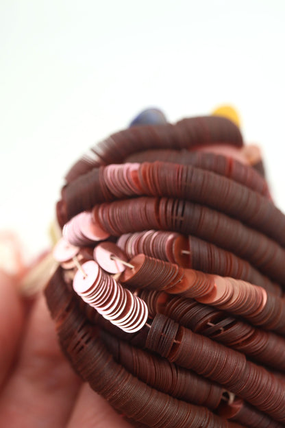 6mm Dusty Rose Vintage Belgium Sequins