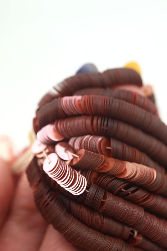 6mm Dusty Rose Vintage Belgium Sequins