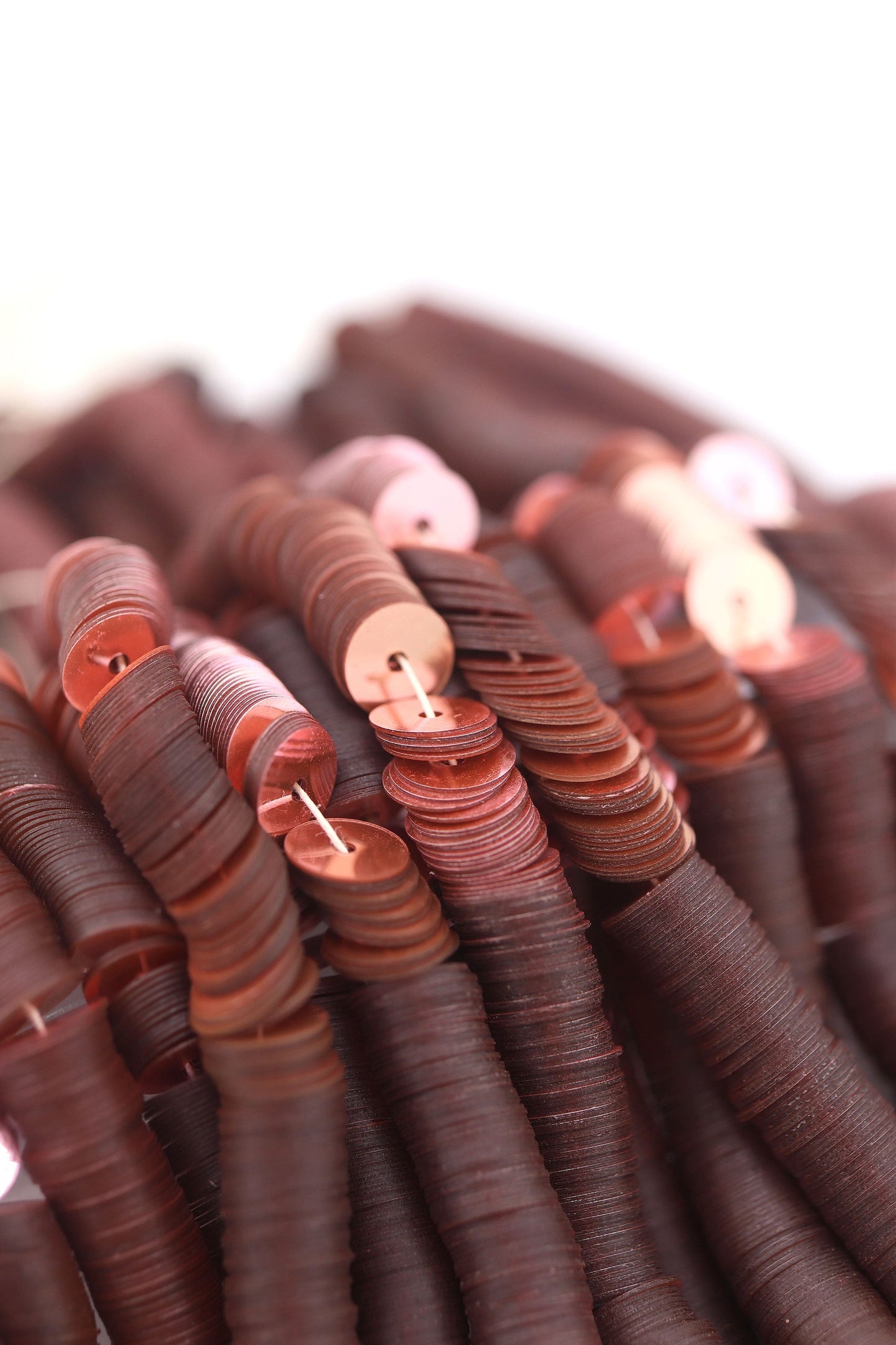 6mm Dusty Rose Vintage Belgium Sequins