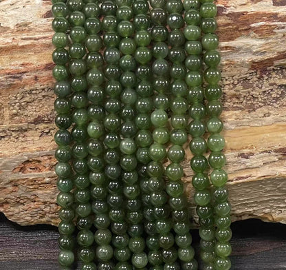 Nephrite aka Jade A Grade Round 6mm 8mm