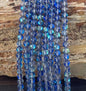 Mermaid Glass Beads aka Mystic Aura Quartz, Round 6mm 8mm