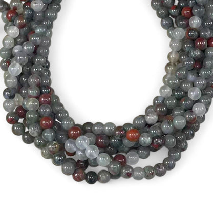 African Bloodstone, Round 6mm 8mm