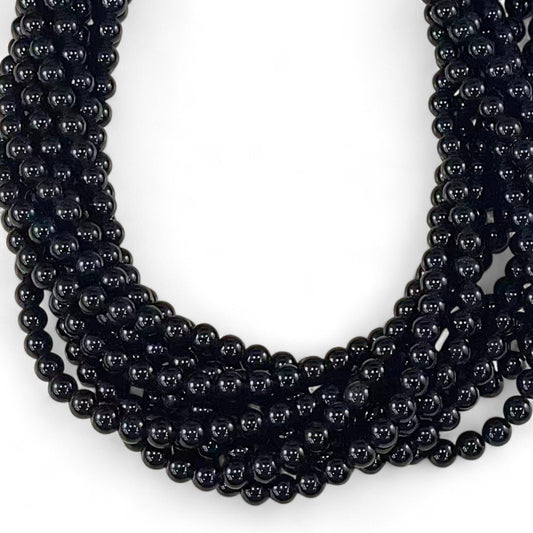 Black Obsidian Round