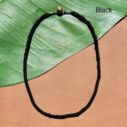 Multi Strand Seed Bead Necklaces - 6 Strand Short