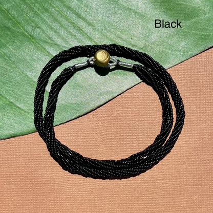 Multi Strand Seed Bead Necklaces - 6 Strand Short