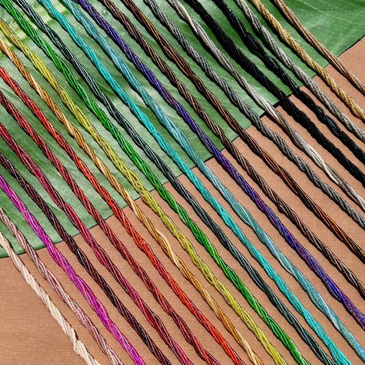 Multi Strand Seed Bead Necklaces - 6 Strand Short