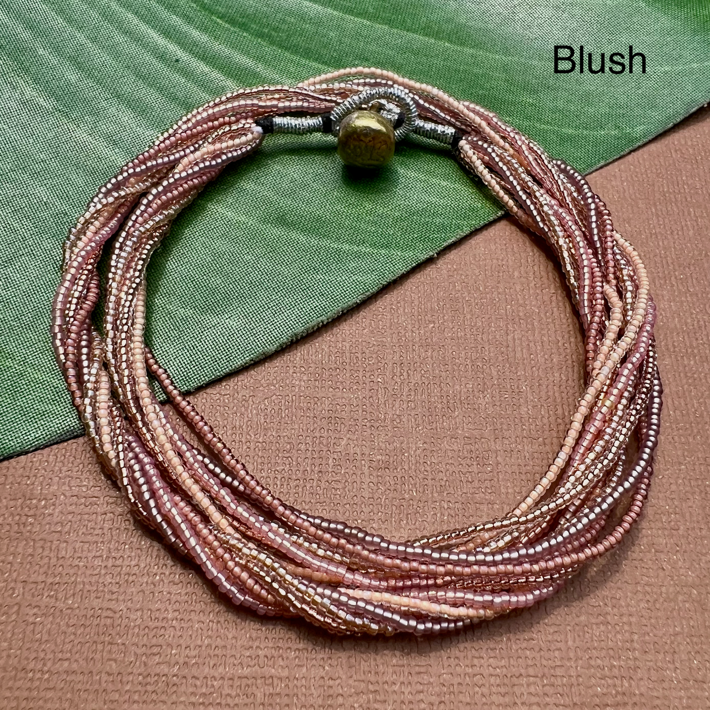 Multi Strand Seed Bead Necklaces - 6 Strand Short