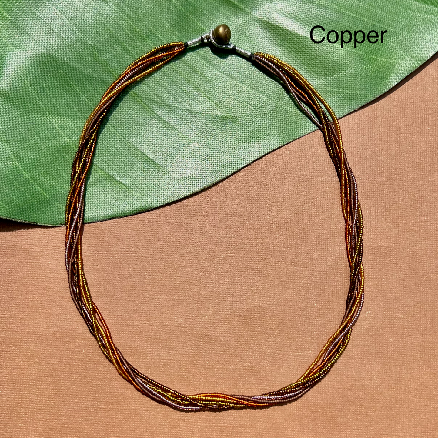 Multi Strand Seed Bead Necklaces - 6 Strand Short